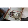 Image 2 : VINTAGE LADA SEWING MACHINE WITH PEDAL, BOBBIN, CORD