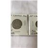 Image 2 : 3 CANADIAN 1912 COINS SILVER 25 CENT AND 10 CENT  925 SILVER AND LARGE CENT