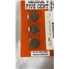 Image 2 : GEORGE V 5 CENT COINS 1930-1932