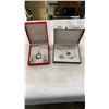 Image 1 : 2  925 STERLING AND GOLD PLATED NECKLACES AND PAIR OF EARRINGS