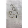 Image 2 : LOT OF STERLING JEWELLERY, MEXICAN STERLING BRACELET, AND TURQUOISE JEWELLERY
