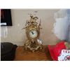 Image 1 : HEAVY BRASS QUARTZ PORTUGAL MANTLE CLOCK