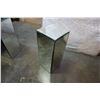 Image 2 : MIRRORED PEDESTAL 30 INCHES TALL