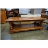 Image 2 : OAK COFFEE TABLE AND ENDTABLE
