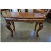 Image 1 : LEATHER INSERT 1 DRAWER HALL TABLE
