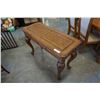 Image 2 : LEATHER INSERT 1 DRAWER HALL TABLE