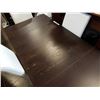 Image 2 : IKEA DRAWLEAF TABLE AND 4 WHITE LEATHER LOOK CHAIRS