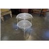 Image 1 : WHITE METAL WIRE 2 TIER SHELF