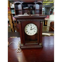 BOMBAY MANTLE CLOCK W/ PENDALUM