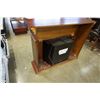 Image 8 : COLEMAN FIREPLACE INSERT WITH MANTLE
