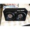 Image 1 : 2 VISONIK CASE SUBS AND BOSS 1200 WATT AMP
