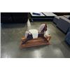 Image 1 : VINTAGE HAND MADE ROCKING HORSE, NEEDS HARDWARE