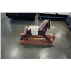 Image 2 : VINTAGE HAND MADE ROCKING HORSE, NEEDS HARDWARE