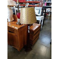 VINTAGE WOOD FLOOR LAMP