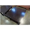 Image 3 : PAIR OF ESPRESSO FINISH ENDTABLES