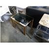 Image 3 : 3 BRASS NESTING END TABLE SET