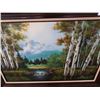 Image 2 : OIL PAINTING ON CANVAS FOREST SCENE