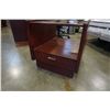 Image 2 : LARGE GLASSTOP ONE DRAWER ENDTABLE