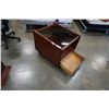 Image 3 : LARGE GLASSTOP ONE DRAWER ENDTABLE
