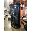 Image 2 : BLACK 2 PIECE DISPLAY CABINET