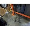 Image 3 : CHAMPAGNE BUCKET ON STAND AND WICKER LOOK PLANTER STAND