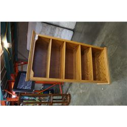 OAK 5 FOOT BOOKSHELF