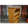 Image 4 : OAK 5 FOOT BOOKSHELF