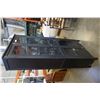 Image 2 : ESPRESSO FINISH GLASS DOOR DISPLAY CABINET