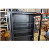 Image 3 : ESPRESSO FINISH GLASS DOOR DISPLAY CABINET