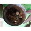 Image 2 : Can of metal arrowheads and semiprecious stone