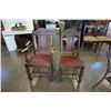 Image 1 : 2 VINTAGE WOOD CHAIRS