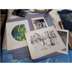 LOT OF ARTISTS PROOF PRINTS AND LIMITED EDITION PRINTS