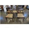 Image 1 : 5 ANTIQUE CHAIRS