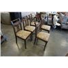 Image 2 : 5 ANTIQUE CHAIRS