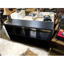 BLACK CUBICLE SHELF