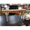 Image 1 : VINTAGE RUSTIC WOODEN BENCH