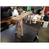 Image 2 : VINTAGE RUSTIC WOODEN BENCH