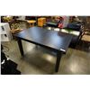 Image 1 : BLACK DINING TABLE WITH LEAF
