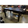 Image 2 : BLACK DINING TABLE WITH LEAF