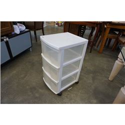 3 DRAWER PLASTIC ORGANIZER