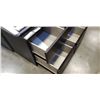 Image 3 : PAIR OF BLACK 2 DRAWER NIGHTSTANDS