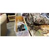 Image 3 : LOT OF KITCHEN ITEMS, THROW PILLOWS AND PRINT