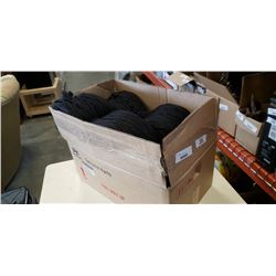 Box of black new zealand wool yarn