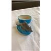Image 8 : BONE CHINA FLOWER, CERAMIC BUTTERFLY AND ANIMAL LIDDED DISHES AND FIGURES