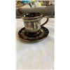 Image 2 : 3 MADE IN GREECE TEA CUPS AND SAUCERS