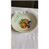 Image 4 : HUMLEBAEK DENMARK PLATE, GLADSTONE BONE CHINA PLATE, BOHEMIAN CZECH BOWL AND WELCOME WALL HANGING AN