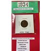 Image 2 : VERY FINE 1 CENT COINS 1934 AND 1936