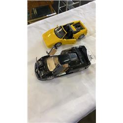 2 model cars