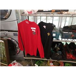 SAN FRANCISCO 49ERS AND NEW ORLEANS SAINTS NFL SHIRTS - RETAIL $100