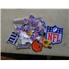 Image 1 : 30 VARIOUS NFL TEAM AND JERSEY PATCHES VALUED $9-$15 EACH